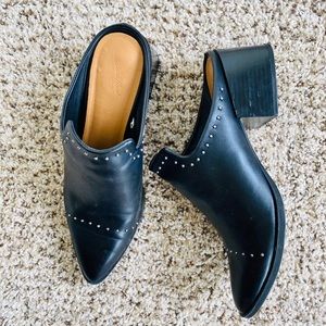 Universal Thread Crista black heel mules sz 11